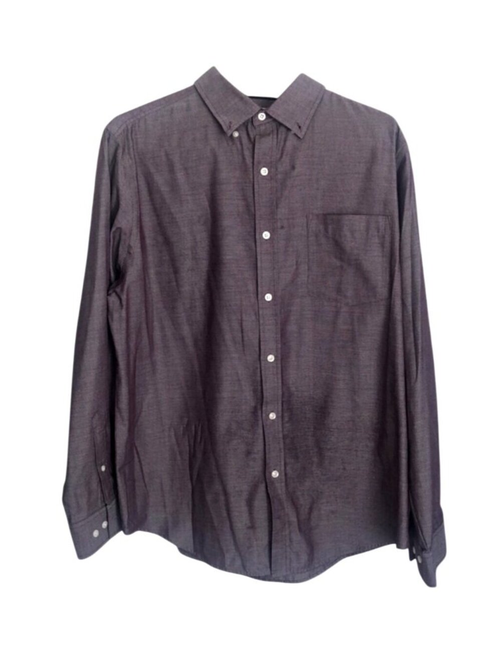Croft & Barrow Mens Easy Care Long Sleeve Button-Up Shirt L